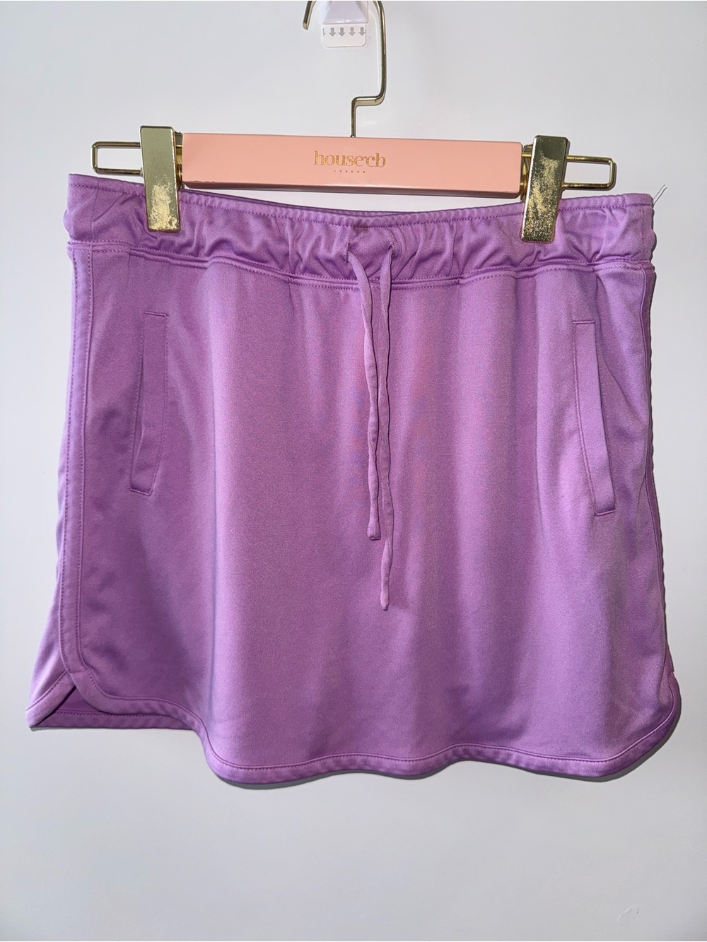 Women’s Purple Drawstring Active Skort